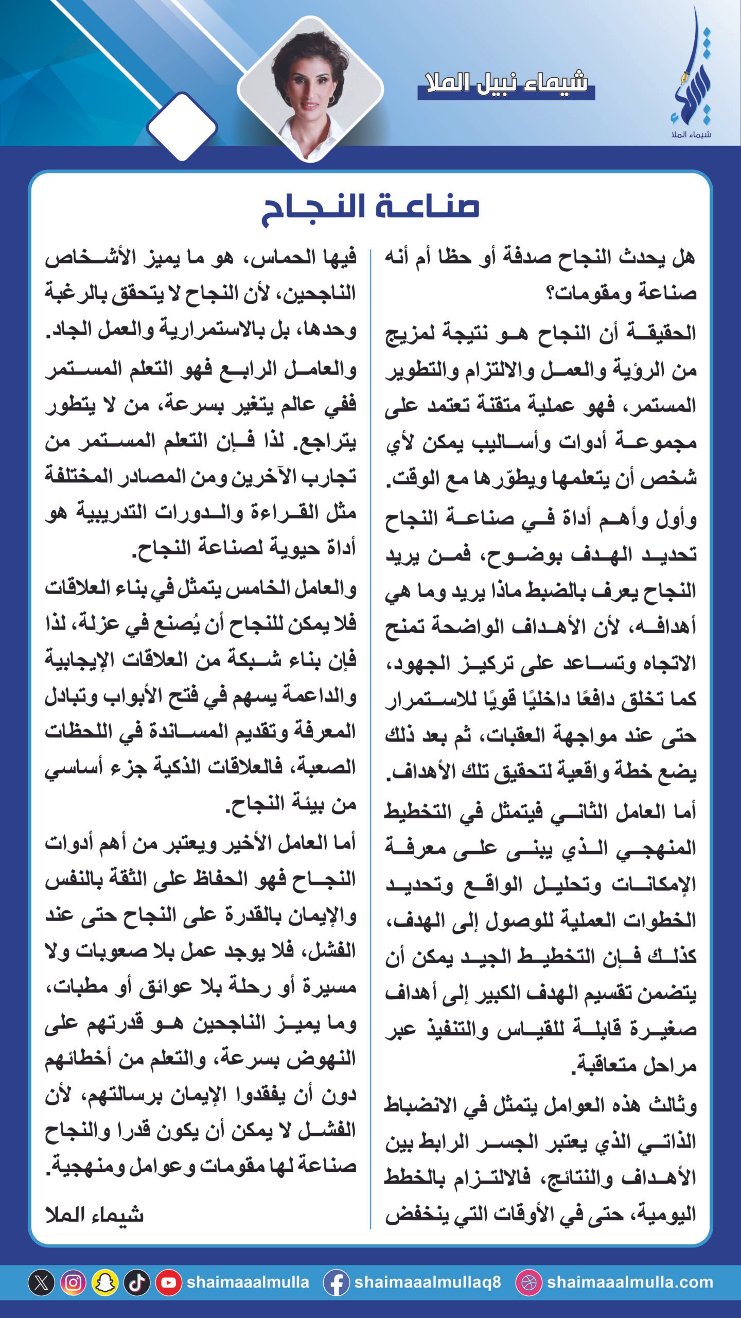 صناعة النجاح The Craft of Success
